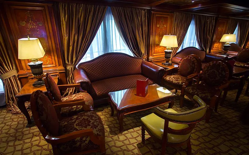 Lounge aboard the Princess Sarah Nile Cruise Nile cruise